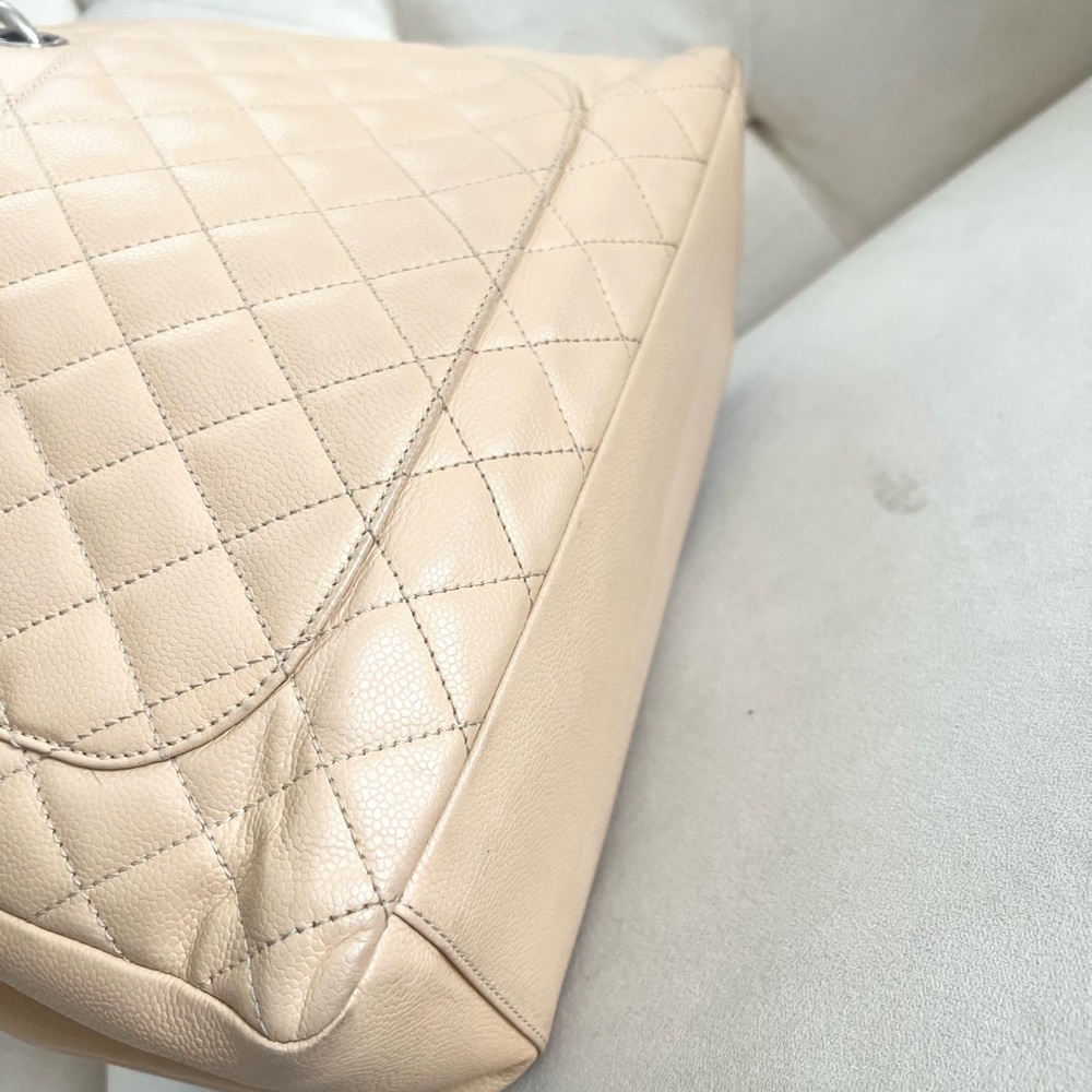 Chanel Classic Timeless GST Beige Caviar with Silver hardware Bag - Picture 8 of 16